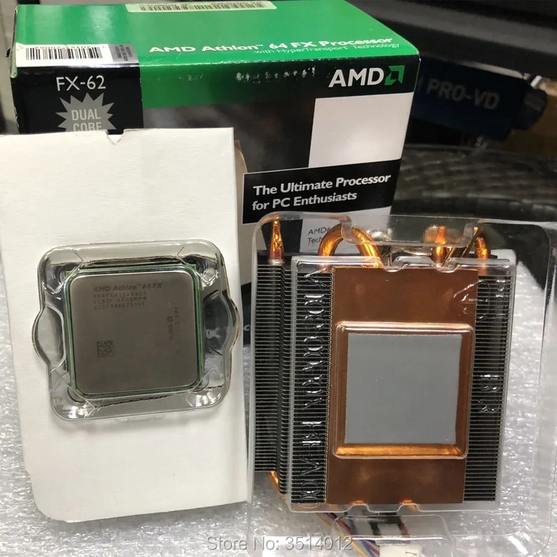 AMD Athlon 64 FX-62 FX62 FX 62 2,8 GHz Dual-Core CPU Processor NYE ADAFX62IAA6CS Socket AM2