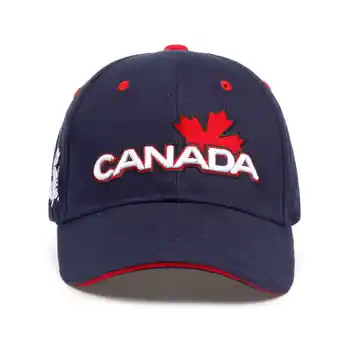 2019 Bomuld Gorras Canada Baseball Cap Flag Of Canada Hat Snapback Justerbar Herre Baseball Caps Brand Snapback Hat