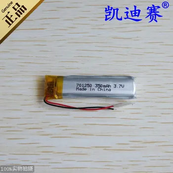 3,7 v li-po-li-ion batterier lithium-polymer-batteri 3 7 v lipo li-ion genopladeligt lithium-ion for 701250 350mah recording pen