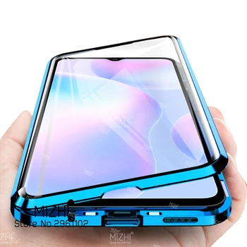 360 Dobbeltsidet Glas Tilfælde Redmi 9a Magnetisk Metal-Bagsiden Til Xiaomi Redmi9a xiomi xaomi redmy readmi 9 9a a9 Coque 6.53
