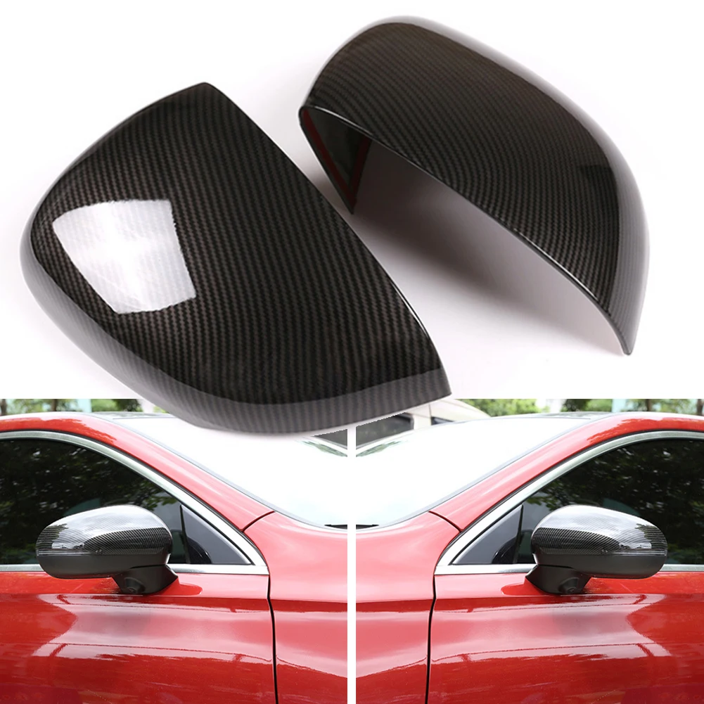 For Mercedes-Benz W177 A-Klasse 2019 2020 Bil Udvendig Bakspejl Sidespejle Cover Carbon Fiber Styling