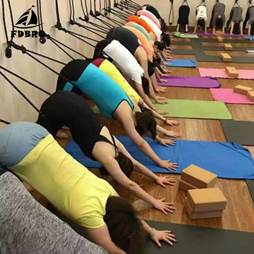 FDBRO Anti-gravit Yoga Væggen Reb Komplet Sæt Yoga Ekstra Væggen Reb Yoga Snoren Hængende Bælte Suspension Yoga Reb Slynge