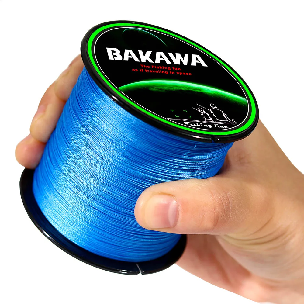 BAKAWA Mærke 300 M fiskeline 4 Tråde Japan Multifilament PE Stærk Wire Karpe Fiskeri 10-80 £
