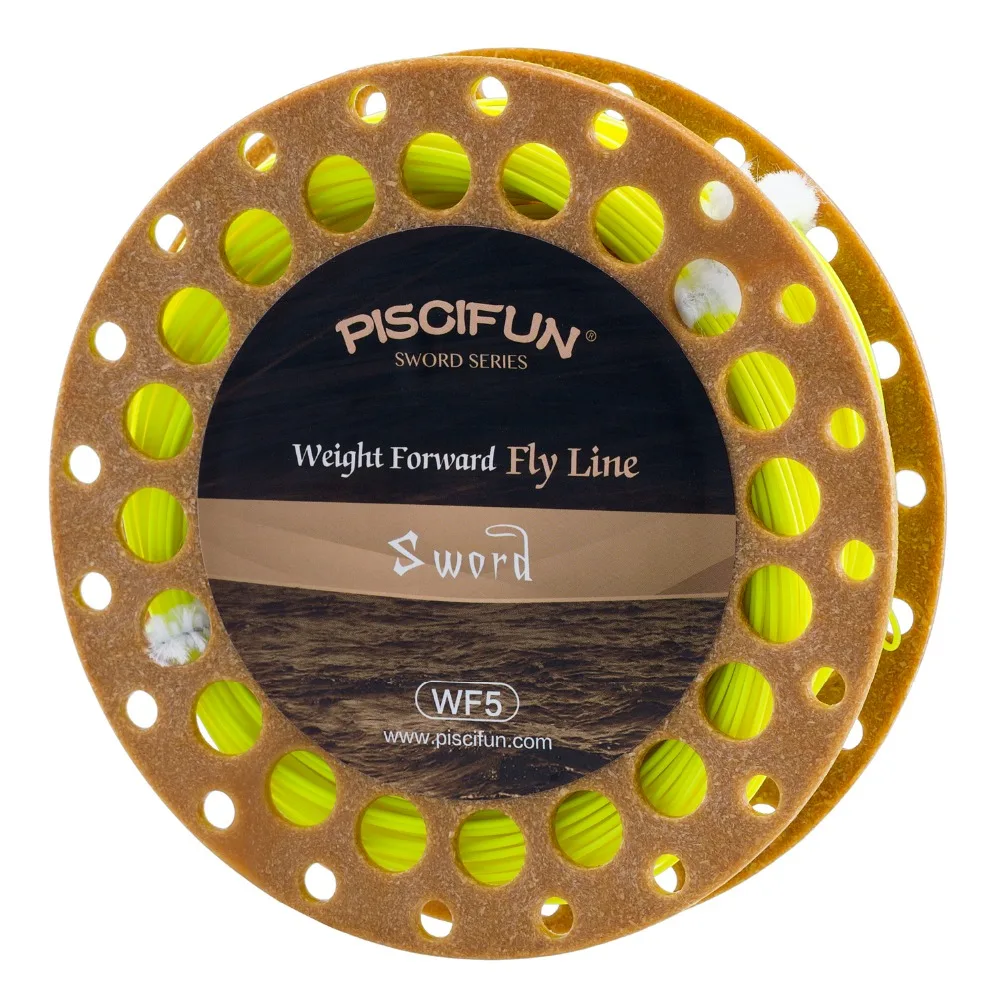 Piscifun Sværd Flyve Line Vægt Frem 90/100 M Flydende fluefiskeri Linje med Svejsede Loop WF3/4 5/6 7/8wt Flyve Line