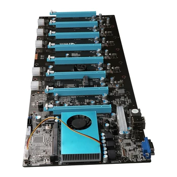 8 professional card board 1 træk 8 minedrift PCI-E slot-bundkort-grafik i online-bundkort med CPU
