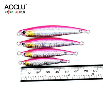AOCLU woblere Super Kvalitet 3 Farver Metal Jig Hårdt synkende Agn Stick Fiskeri lokker Bas Frisk saltvand Oprindelse blyant jigging