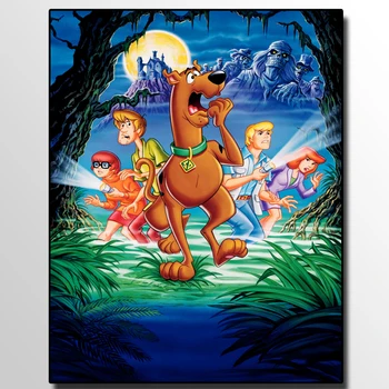 Diamant maleri 5D Tegnefilm Scooby Doo DIY Diamant Broderi Salg Home decor Baby gave fuld drill-pladsen