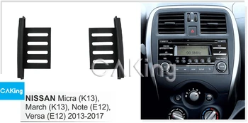 Fascia Radio Panel for Nissan Micra (K13), Marts (K13), Tone (E12), Versa (E12) 2013-2017 Dash Fit Kit Facia Face Plate Adapter