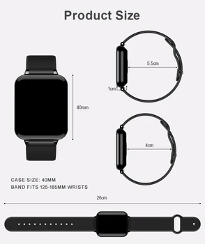 For Huawei S S Smart Nyde Z Ære Spille 4T Ære X10 Pro Sport, smart ur med blodtryk,ilt armbånd og Fitness