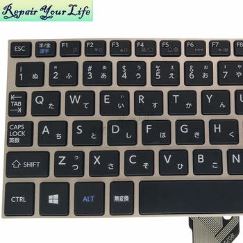 JP tastatur til Toshiba NB10 NB10t NB15 NB15t NB10-EN NB15T-A1302 Japansk sort kb rose guld ramme NSK-TW6SU H000090940