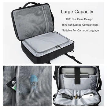 Kan udvides Rygsæk Mænd for 15,6 Tommer Laptop/Computer Rygsække Mandlige Rejse Rygsæk Tasker Stor Kapacitet Mandlige Mode рюкзак