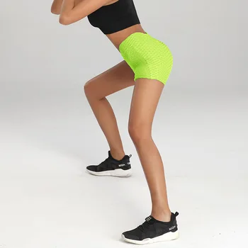 Kvindelige High Waist Stretch Yoga Shorts Europæiske og Amerikanske Plus-size Sømløs Sports-Kort Kører Fitness Træning Leggings
