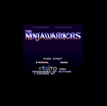 Ninja Krigere NTSC Version 16 Bit 46 Pin Stor Grå Spil Kort For USA Spillere