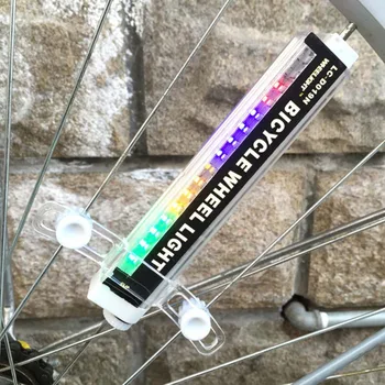 Nye Ankomst Farverige Cykel Lys Cykel Cykling Hjul Talte Lys 42-mønster Vandtæt Dropship