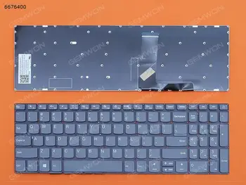 OS Sprog notebook ny udskiftning tastatur til Lenovo IdeaPad 320-15ABR 320-15IAP 320-15AST 320-15IKB 320-15ISK GRÅ win8