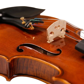 Professionel Violino Naturlige Flammede Håndlavet Violin Ahorn Træ Antik Violino 4/4 3/4 violin tilfælde bue Strengeinstrumenter
