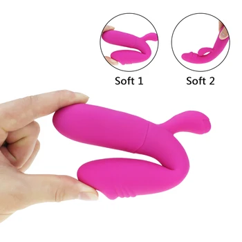 Rabbit Vibrator 10 Tilstande G Spot Skeden Shocker Sex Produktet USB-Genopladelige Kvindelige Onani, Dildo Vibrator Sex Legetøj til Kvinde