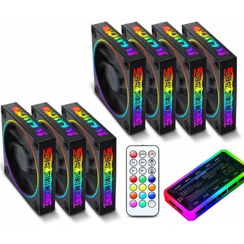 RGB-Fans 120mm X 25mm Vand Køling Radiator til Computer PC oprettet Cpu Køler Radiatoren,Hastighed Farve Kontrol Support