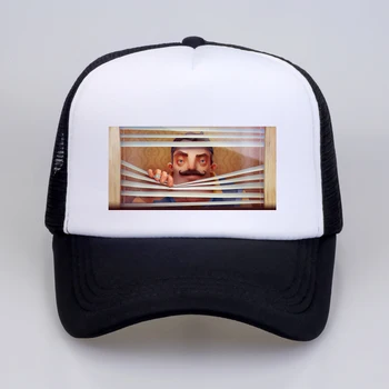 Tegnefilm Hej Nabo Spillet Mønster Baseball caps Fans Cap Cool Sommer Mesh Net Trucker Caps Hat Snapback