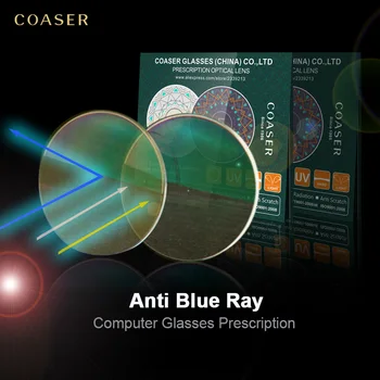 Tyndeste, Letteste Anti Blue Ray Lens Nærsynethed Presbyopi Recept optiske briller Læsning Briller lentes opticos