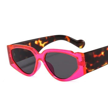 Vintage Lille Cat Eye Solbriller Kvinder 2020 Brand Design Farverige Trendy Ovale Solbriller Mænd Punk Nuancer Oculos De Sol Gafas