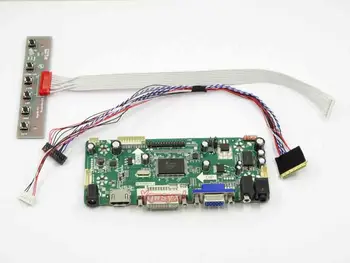 Yqwsyxl Control Board Monitor Kit for B156HW02 V. 0 V0 B156HW02 V. 1 V1 HDMI+DVI+VGA-LCD-LED-skærm-Controller Board-Driver