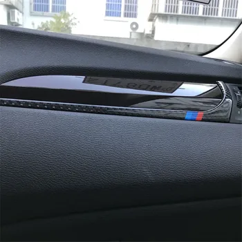 ZEMAR kulfiber for 2011-2017 BMW X3 F25 X4 F26 Interiør Bilens Instrumentbræt Dekoration Strip Car-Styling M Mærkat Tilbehør