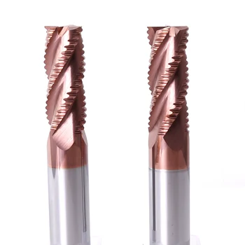 ZGT 1STK Metal Cutter Skrub endefræsere HRC55 4 Fløjte Værktøjer til Fræsning 4mm 6mm 8mm 10mm 12mm Skrub Wolfram Stål Fræseren